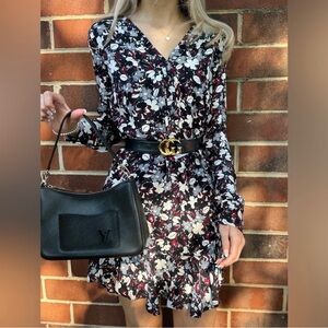 Veronica Beard Franklin Silk Floral Mini Hi-Low Dress size 2